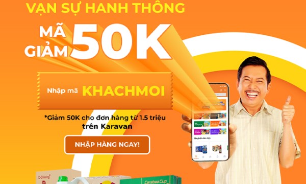 [KARAVAN x POS365] TẶNG CHỦ QUÁN MÃ GIẢM 50K