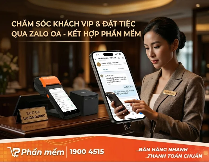 Xây dựng nhóm Zalo OA chăm sóc khách VIP nhận đặt tiệc trực tiếp