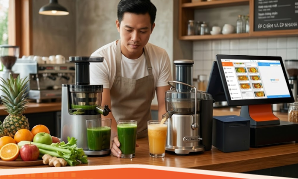 Máy ép chậm vs Máy ép nhanh: Phân tích ưu nhược điểm cho menu quán cafe