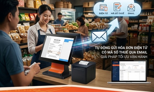 Tự động gửi hóa đơn điện tử chứa mã số thuế qua Email: Giải pháp tối ưu vận hành cho cửa hàng