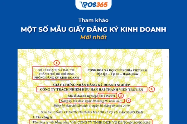 Tham khảo một số mẫu giấy đăng ký kinh doanh mới nhất 2025