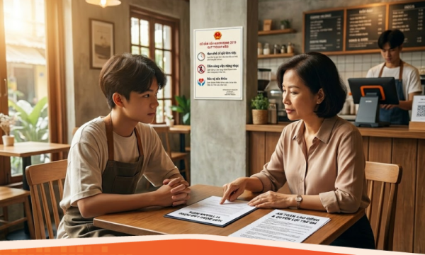Quy định pháp lý khi thuê nhân viên part-time dưới 18 tuổi tại quán cafe