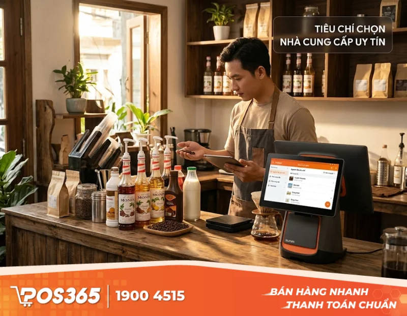 Tiêu chí chọn nhà cung cấp nguyên liệu pha chế uy tín cho quán cafe
