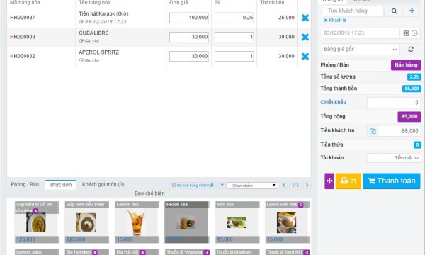 Phần mềm quản lý tính tiền giờ dịch vụ chuyên nghiệp nhất