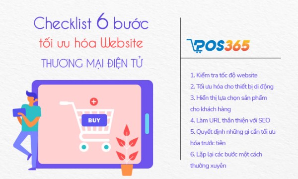 Checklist 6 bước tối ưu hóa website thương mại điện tử