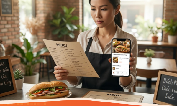 Chiến lược thiết kế menu riêng cho app giao hàng để bù đắp 25% phí chiết khấu
