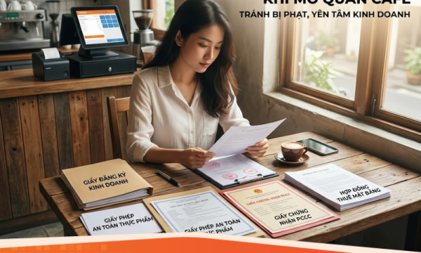 Mở quán cafe cần chuẩn bị những loại giấy tờ pháp lý gì để không bị phạt?