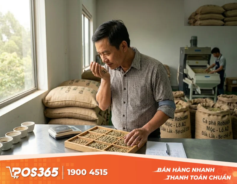 Tiêu chí lựa chọn nguồn cung cấp hạt cà phê mộc ngon, ổn định