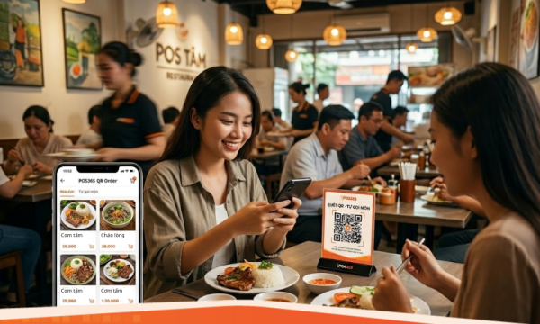 Ứng dụng menu điện tử (QR Order) giúp khách tự gọi món trong giờ cao điểm