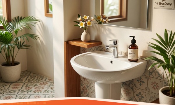 Tiêu chuẩn thiết kế nhà vệ sinh quán cafe: Điểm chạm quyết định khách quay lại