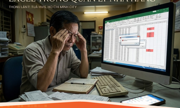 Cảnh báo rủi ro khi dùng phần mềm quản lý nhà hàng miễn phí bằng Excel