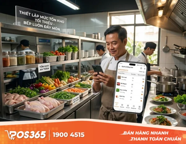 Cách thiết lập mức tồn kho tối thiểu (Safety Stock) để bếp không bao giờ báo "hết món"