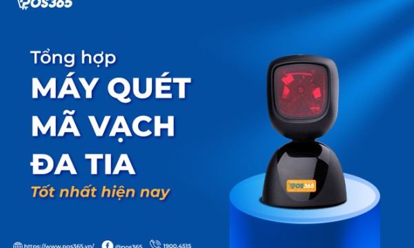 Top 8 máy quét mã vạch đa tia nhạy, nhỏ gọn tốt nhất hiện nay