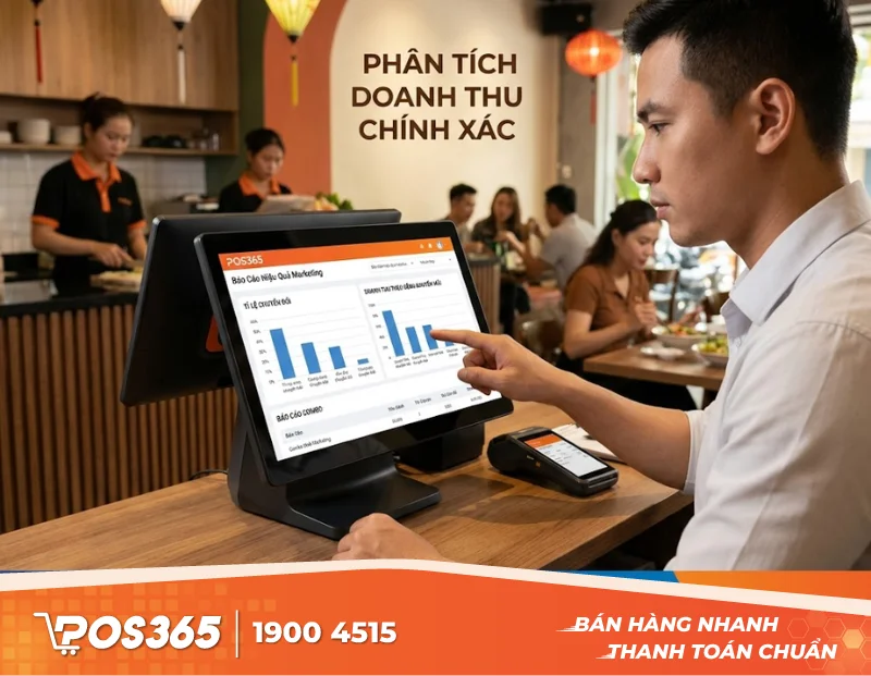 Đo lường hiệu quả Marketing nhà hàng qua báo cáo phần mềm