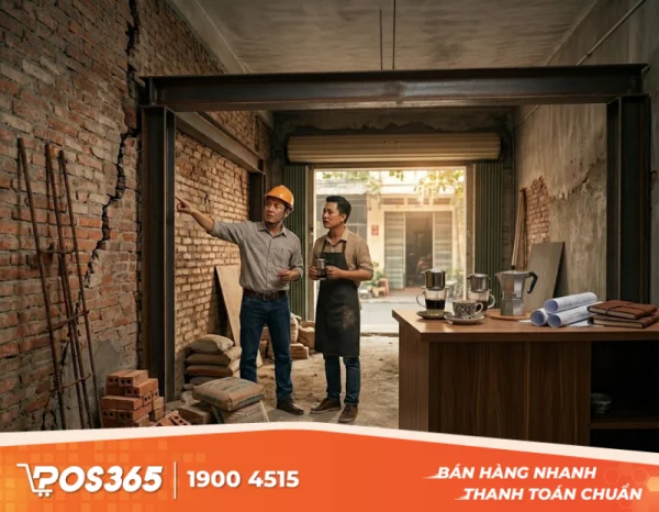 Cải tạo mặt bằng nhà ở cũ thành quán cafe: Đừng để sập bẫy kết cấu