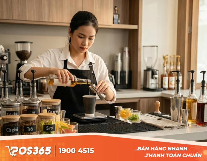 Cách định lượng công thức pha chế chuẩn, ngăn chặn hao hụt nguyên liệu
