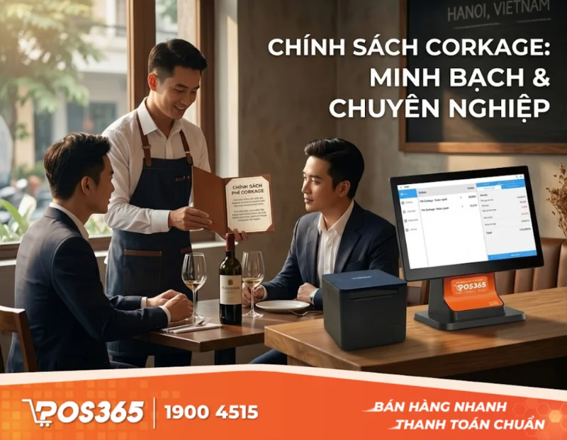 Hướng Dẫn Quản Lý Phí Corkage (Phí Mang Rượu/Đồ Ăn Ngoài) Chuyên Nghiệp, Không Mất Lòng Khách