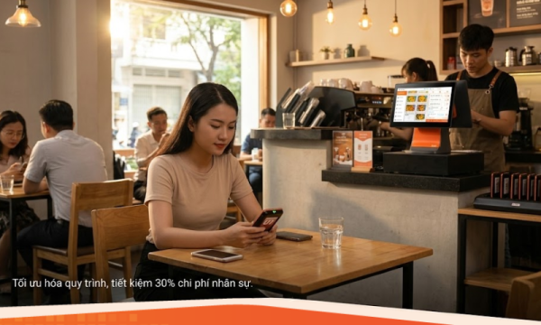 Áp dụng thiết bị gọi rung (Pager) tự phục vụ giúp tiết kiệm 30% chi phí nhân sự