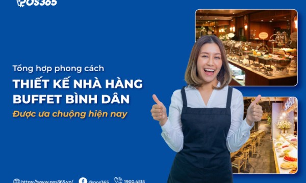 10+ thiết kế nhà hàng buffet bình dân được ưa chuộng hiện nay