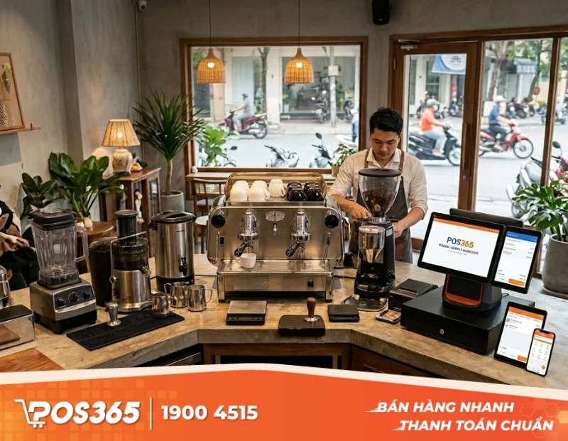 Bảng kê danh sách thiết bị máy móc bắt buộc phải có khi mở quán cafe