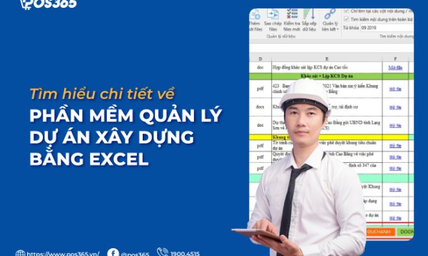 Tìm hiểu chi tiết về phần mềm quản lý dự án xây dựng bằng excel