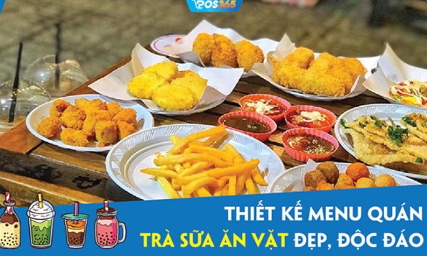 Gợi ý cách thiết kế menu quán trà sữa đẹp thu hút khách hàng