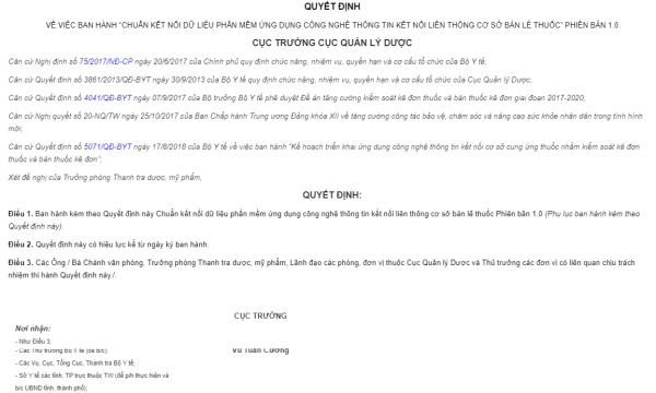 Phần mềm quản lý POS365 sẵn sàng đáp ứng Liên thông cơ sở dữ liệu dược Quốc Gia
