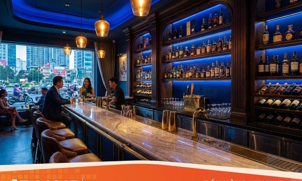 Tổng hợp 10 mẫu thiết kế quán bar chuyên nghiệp, thu hút