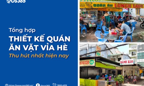 10+ mẫu thiết kế quán ăn vặt vỉa hè thu hút nhất hiện nay