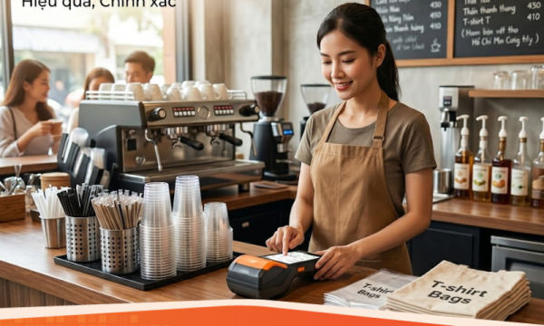 Quản lý các mặt hàng vật tư tiêu hao (ly nhựa, ống hút, túi chữ T)