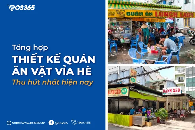 10+ mẫu thiết kế quán ăn vặt vỉa hè thu hút nhất hiện nay