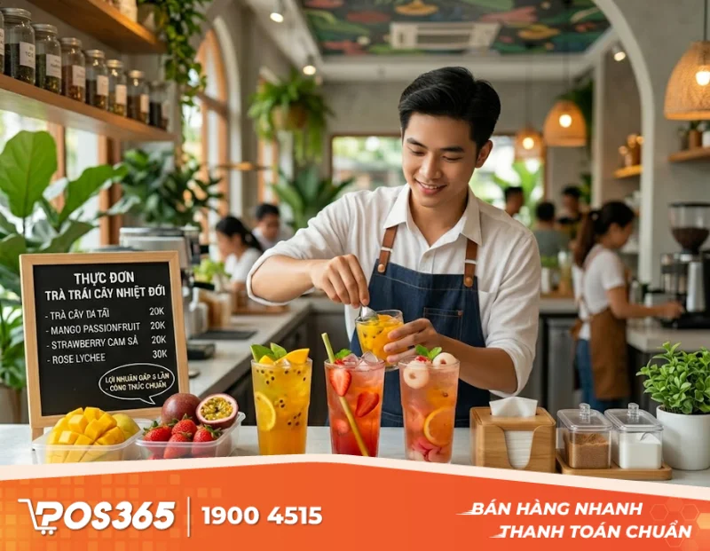 Hướng dẫn làm các loại trà trái cây nhiệt đới giải nhiệt tỷ suất lợi nhuận cao