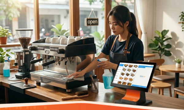 Checklist vệ sinh quán cafe bắt buộc vào đầu ca và cuối ca làm việc