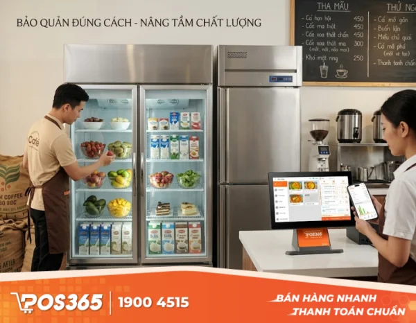 Các loại tủ mát, tủ đông công nghiệp bảo quản nguyên liệu tốt nhất cho quán cafe
