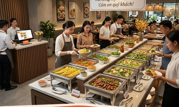 Kinh nghiệm quản lý nhà hàng Buffet: Nắm trọn cách kiểm soát khách và chống lãng phí