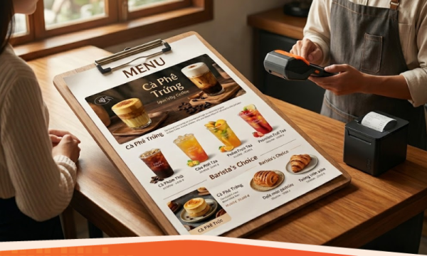 Nghệ thuật thiết kế menu quán cafe kích thích tâm lý khách gọi món đắt tiền