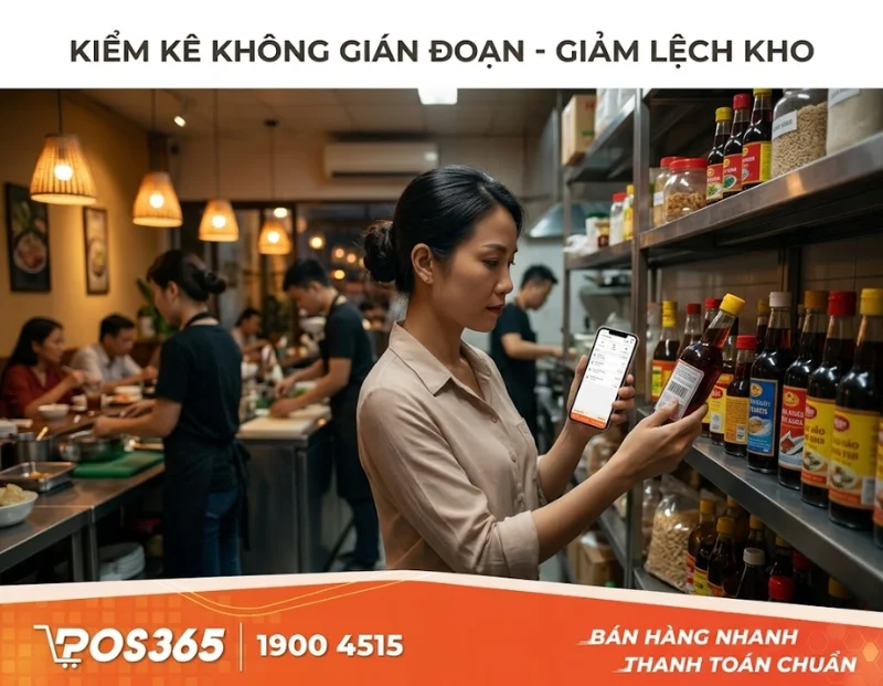 Tại Sao Nhà Hàng Lệch Kho? Cách Kiểm Kê Không Gián Đoạn