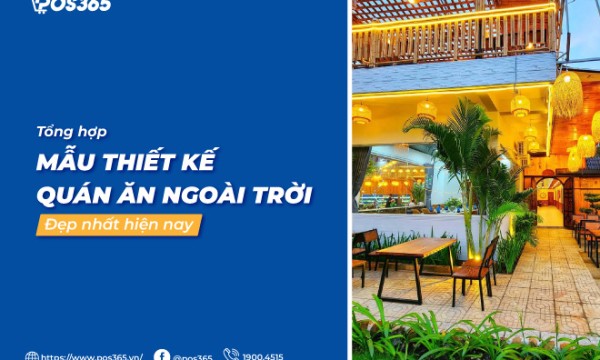Bật mí những mẫu thiết kế quán ăn ngoài trời đẹp nhất hiện nay