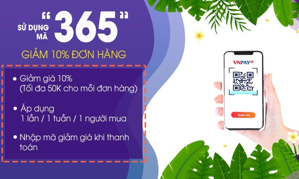 KHUYẾN MÃI SIÊU HOT từ POS365 - Nhập mã “365” GIẢM GIÁ 50.000đ/đơn hàng khi tích hợp VNPAY