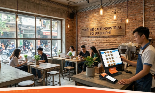 Cách thiết kế quán cafe phong cách Industrial (Công nghiệp) tiết kiệm chi phí