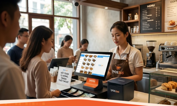 Giải pháp chống thất thoát tiền mặt tại quầy thu ngân quán cafe