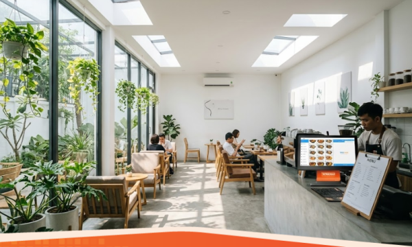 Cách tận dụng tối đa ánh sáng tự nhiên cho không gian quán cafe