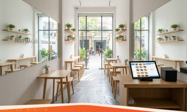 Bí quyết trang trí quán cafe nhỏ hẹp giúp không gian thoáng đãng, rộng rãi