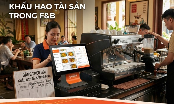 Cách tính khấu hao tài sản cố định (máy móc, bàn ghế) trong quán cafe