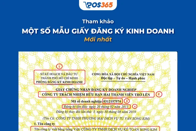 Tham khảo một số mẫu giấy đăng ký kinh doanh mới nhất 2025