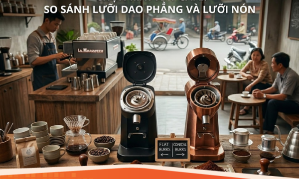 Chọn máy xay cafe: So sánh lưỡi dao phẳng (Flat) và lưỡi nón (Conical)