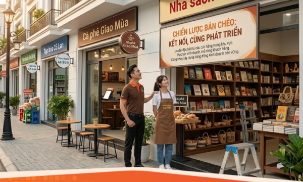 Chiến lược bán chéo (Cross-marketing) với các cửa hàng khác trong khu vực