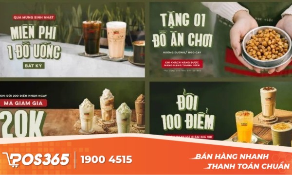 99+ các chương trình khuyến mãi cho quán cafe hút khách nhất hiện nay
