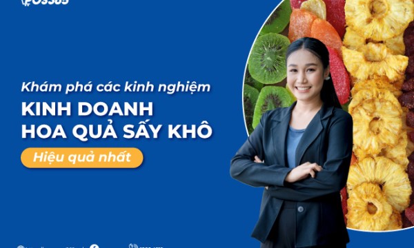 Khám phá các kinh nghiệm kinh doanh hoa quả sấy khô hiệu quả nhất