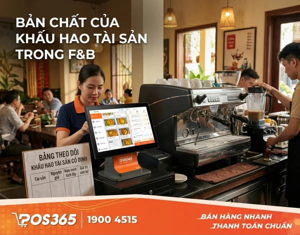 Cách tính khấu hao tài sản cố định (máy móc, bàn ghế) trong quán cafe